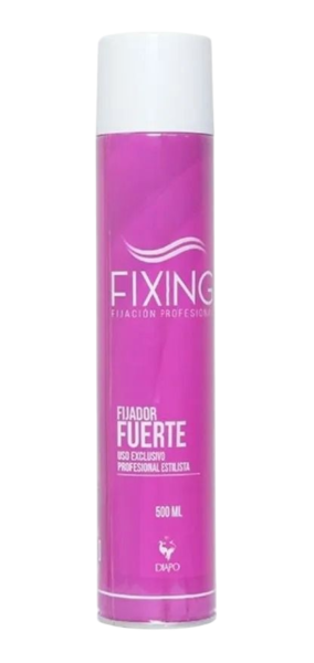 Laca Fixing Fijación Fuerte 500ml - Spray Profesional para Barbería