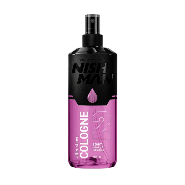 After Shave Nishman 2 Storm - Colonia Post Afeitado Masculina