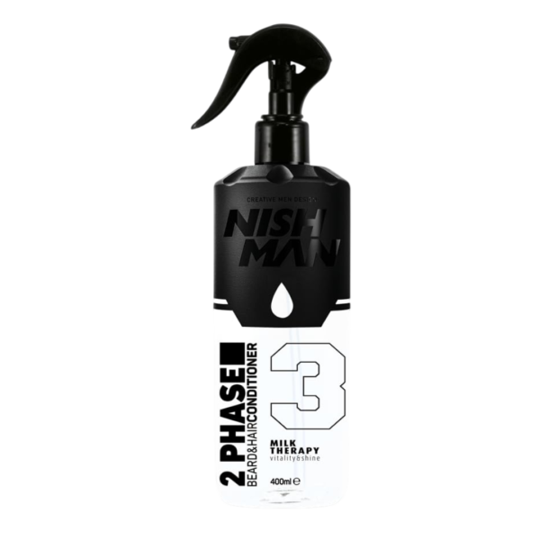 Bifásico 3 Milk Therapy Nishman - Acondicionador para Barba y Cabello