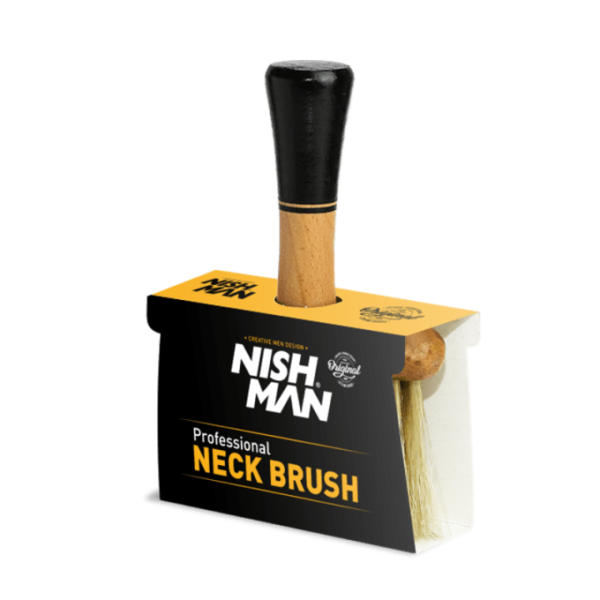 Cepillo Neck Brush Nishman - Bota Pelo para Barbería