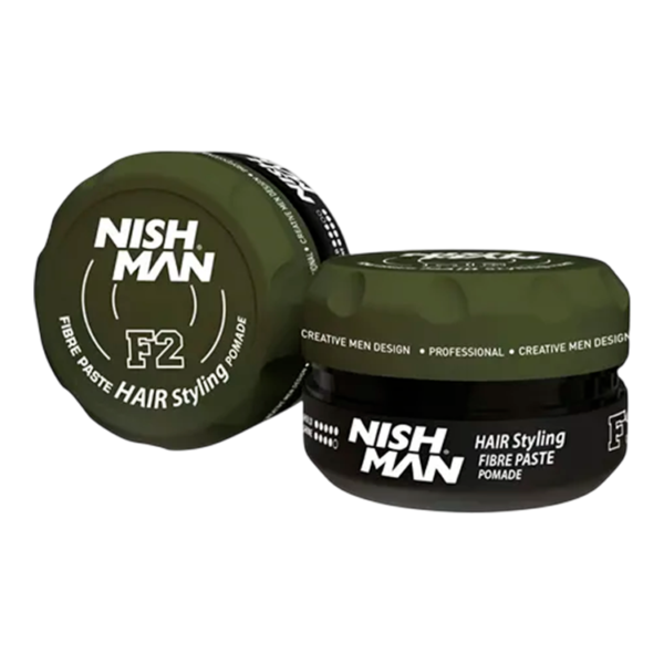 Cera en Crema Hair Fibre Pomade F2 Nishman - Efecto Fibra Fuerte