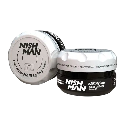 Cera en Crema Hair Fibre Cream Pomade F1 Nishman - Fijación Flexible