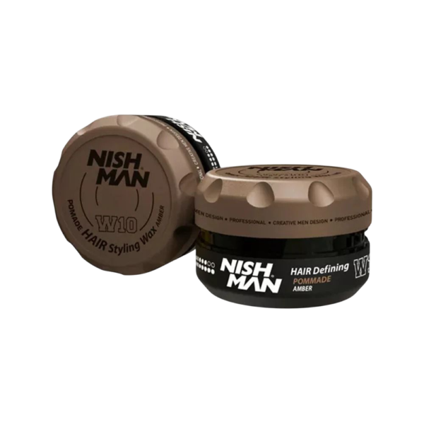 Cera en Crema Hair Styling Pomade W10 100ml Nishman - Brillo Alto