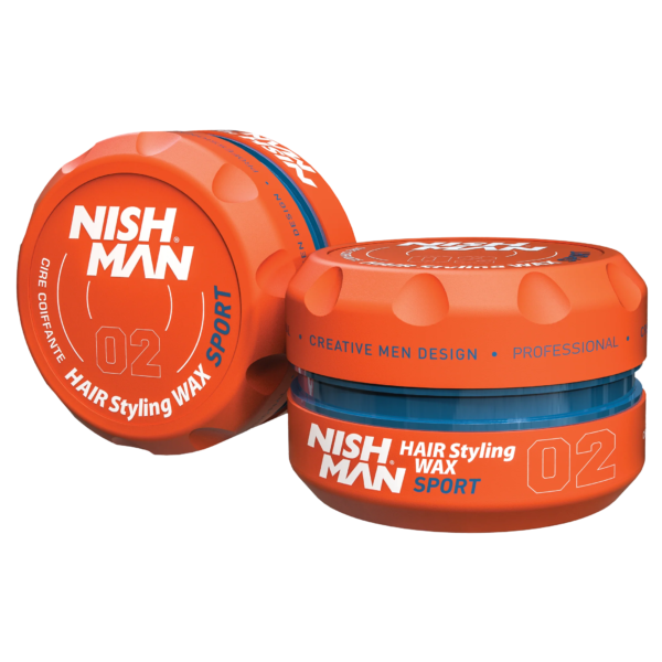 Cera Hair Wax 02 Sport Nishman - Fijación Fuerte para Deportistas