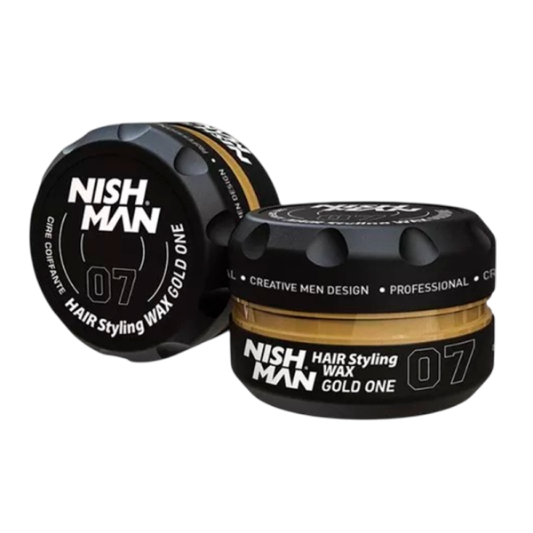 Cera Hair Wax 07 Gold One Nishman - Fijación y Brillo Premium