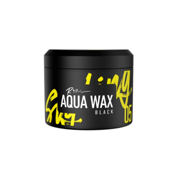 Cera Hair Wax Black Roqvel - Fijación Aqua Wax Negra