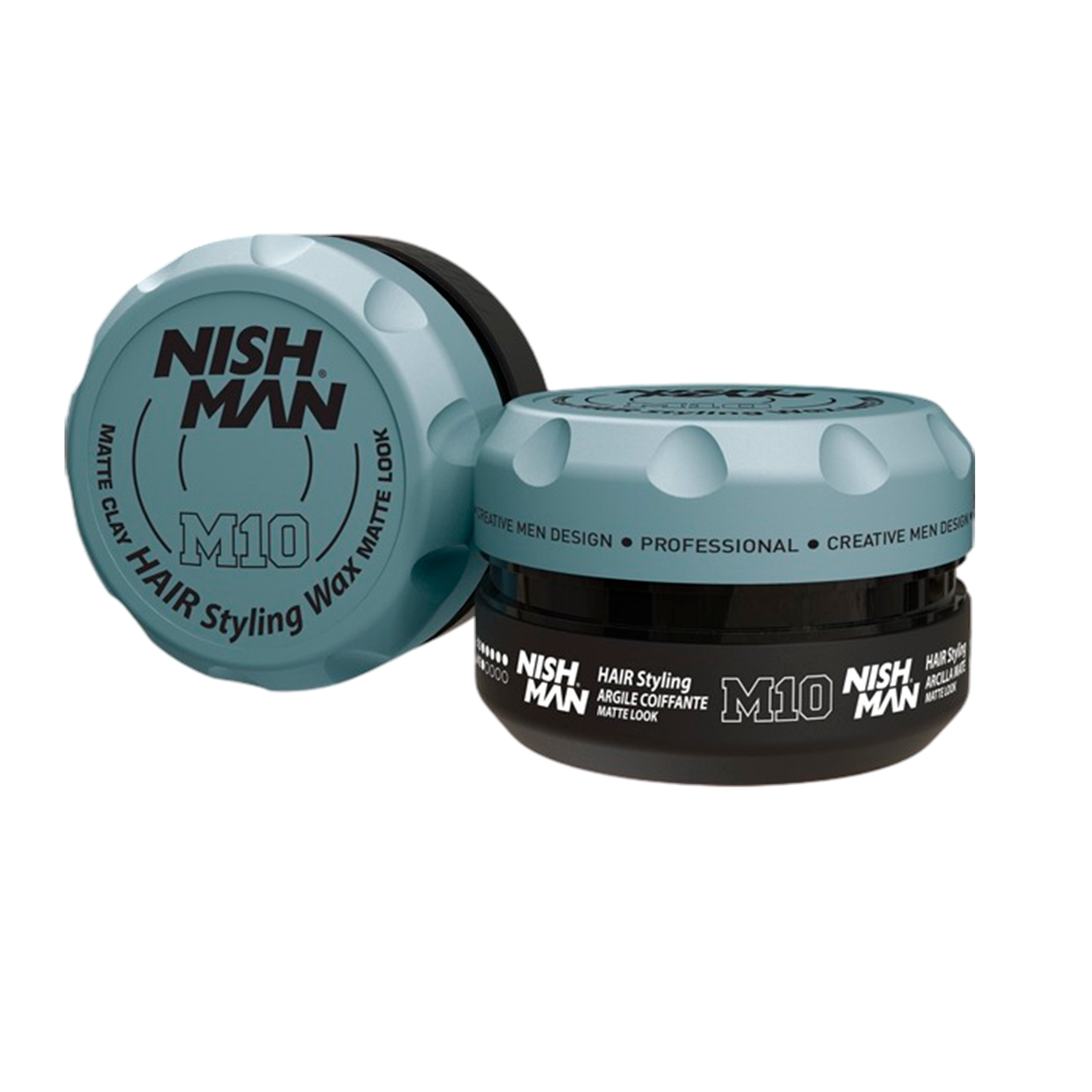 Cera Pasta Mate M10 Argile Coiffante 100ml - Nishman