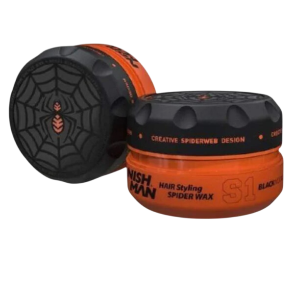 Cera Spider Wax S1 Blackwidow Nishman 150ml - Fijación Ultra Fuerte