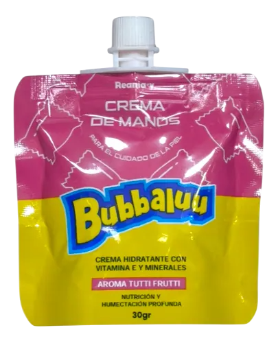 Crema Hidratante Bubbaluu Tutti Frutti Reania - Hidratación Frutal