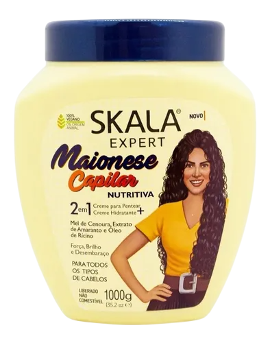 Crema Skala Maionese Capilar Nutritiva 2 en 1 - Nutrición y Brillo