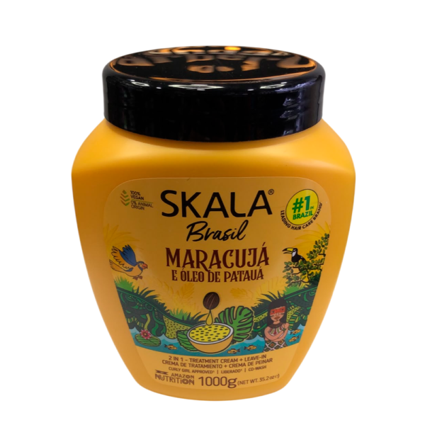 Crema Skala Maracujá 2 en 1 - Nutrición, Brillo y Anti-Frizz