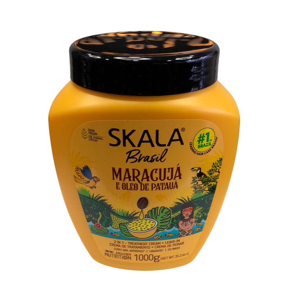 Crema Skala Maracujá 2 en 1 - Nutrición, Brillo y Anti-Frizz