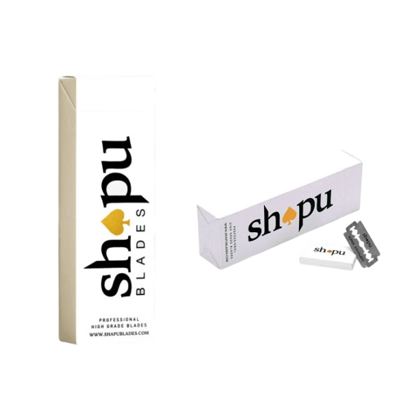 Hojillas Shapu 100 Unidades - Filos para Shaver Profesional