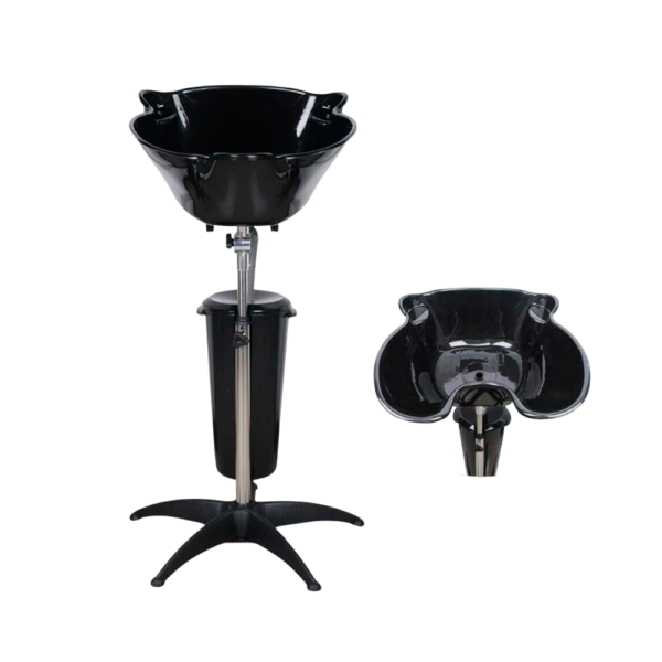 Lavapelo Portátil Profesional - Cabecero Inflable para Barbería
