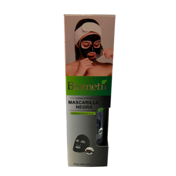 Mascarilla Negra Biometick - Peel Off Limpieza Profunda de Poros