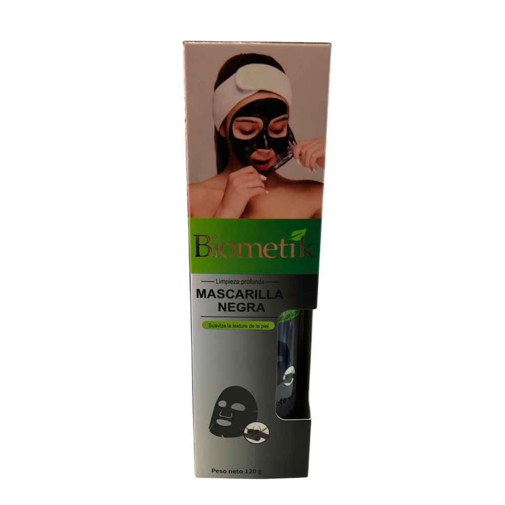 Mascarilla Negra Biometick - Peel Off Limpieza Profunda de Poros