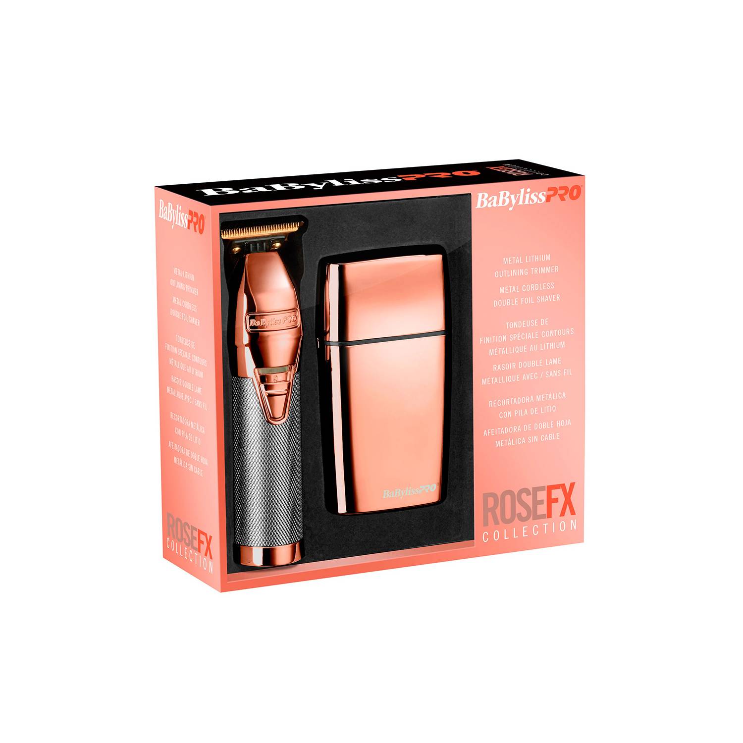 Pack Rose FX BaBylissPRO Trimmer + Shaver - Kit Edición Rosa - Imagen 4