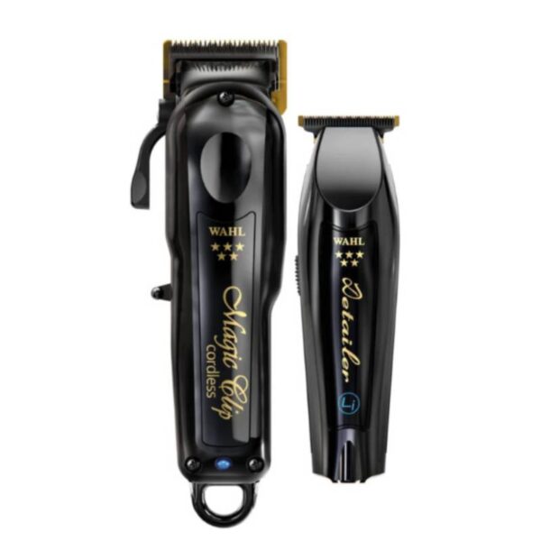 Kit Black Clipper Magic Clip + Trimmer Detailerli - Wahl