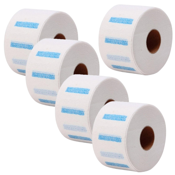 Cuellero Blanco Rocco - Papel Cuello Desechable para Barbería