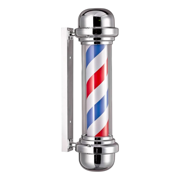 Pole de Barbería Clásico - Ícono Decorativo para Barbería