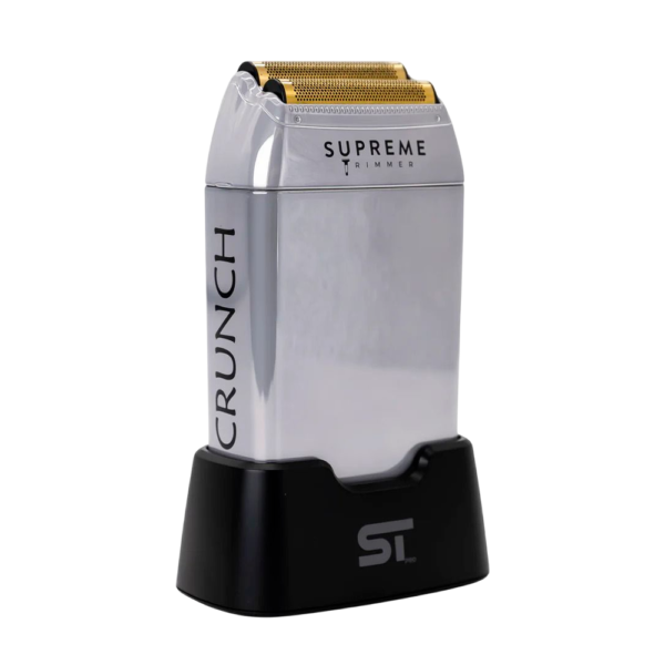 Shaver Crunch Silver Supreme - Afeitadora Plateada Inalámbrica