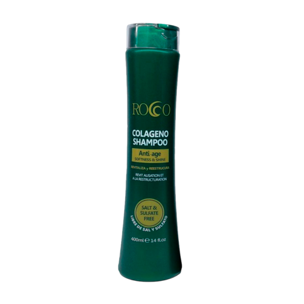 Shampoo Colágeno Rocco - Nutrición y Fuerza para el Cabello