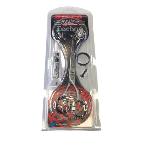 Tijera Kiepe Studio Techno 5" - Microdentada Profesional para Barbería