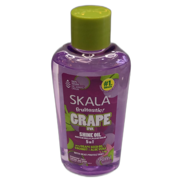 Aceite Finalizador Skala Grape 90ml - Anti-Frizz, Rizos y Brillo