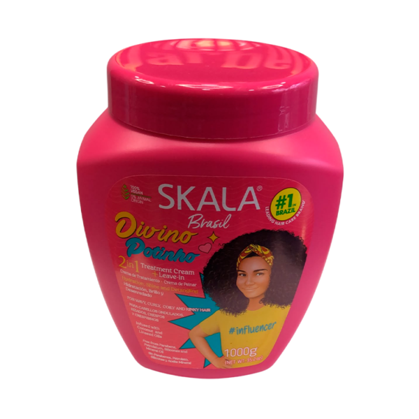 Crema Skala Divino Potinho 2 en 1 - Definición e Hidratación de Rizos