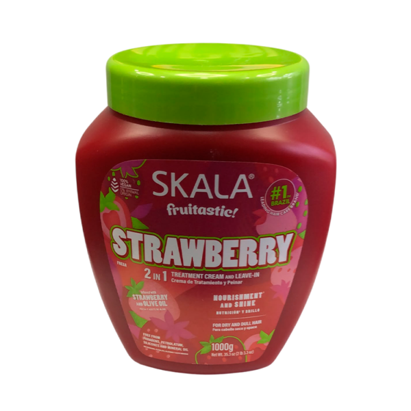 Crema Skala Strawberry 2 en 1 - Nutrición y Brillo con Fresa