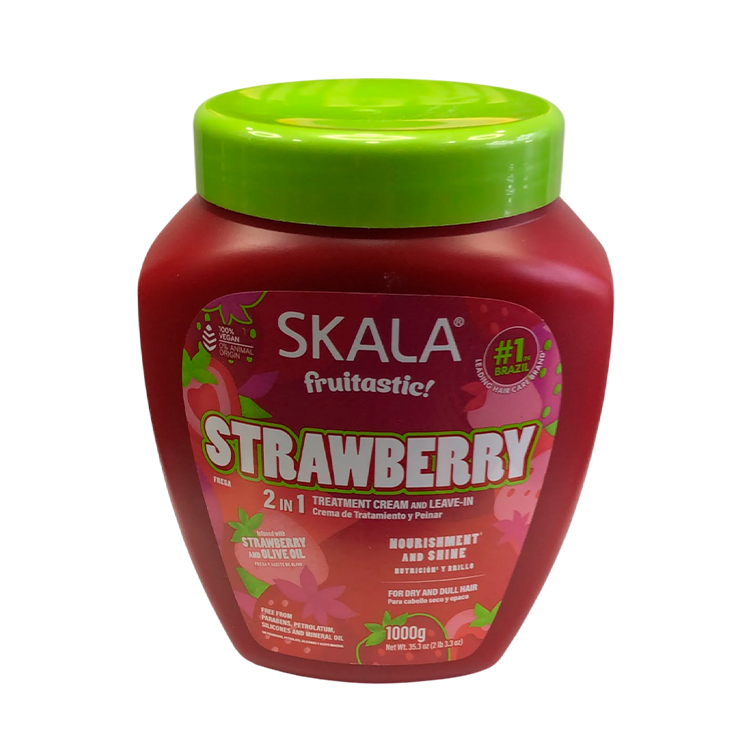 Crema Skala Strawberry 2 en 1 - Nutrición y Brillo con Fresa