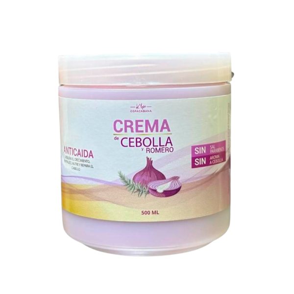 Crema de Cebolla y Romero Copacabana - Estimula el Crecimiento Capilar