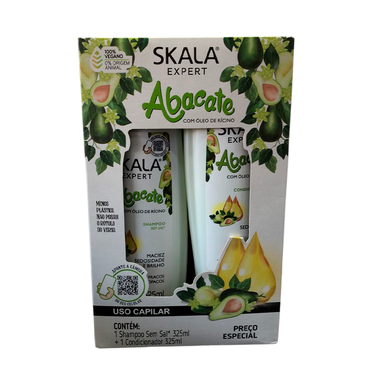Shampoo + Acondicionador Skala Abacate - Aguacate y Ricino