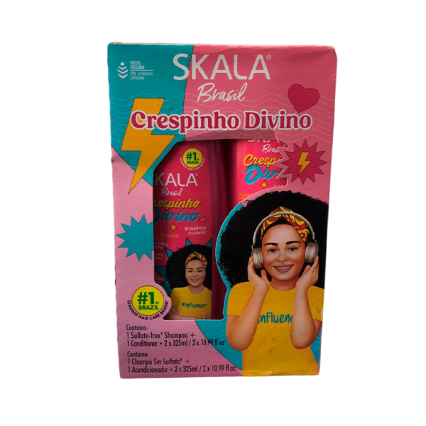 Shampoo + Acondicionador Skala Crespinho Divino Kids - Cabello Rizado