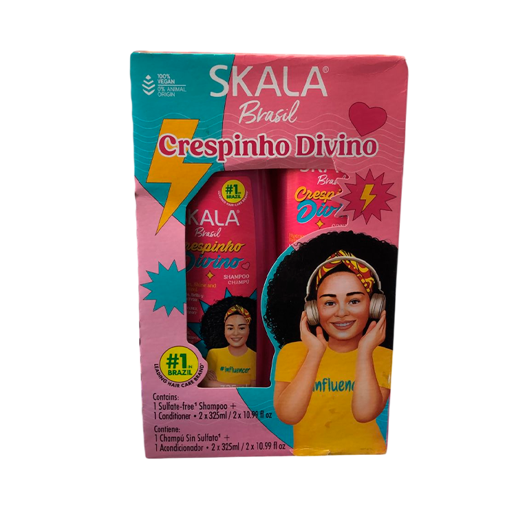 Shampoo + Acondicionador Skala Crespinho Divino Kids - Cabello Rizado
