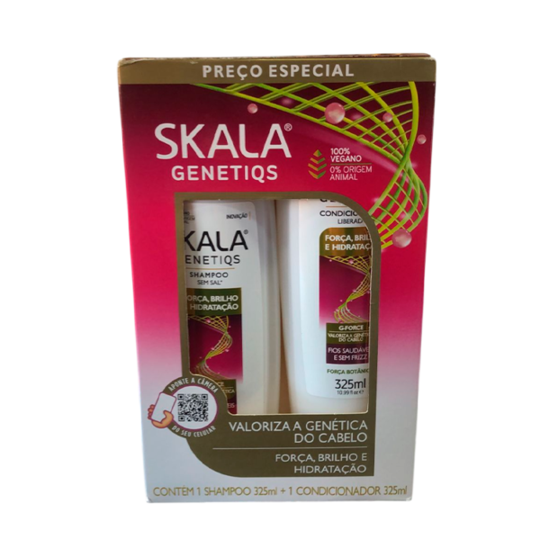 Shampoo + Acondicionador Skala Genétiqs - Fuerza y Brillo