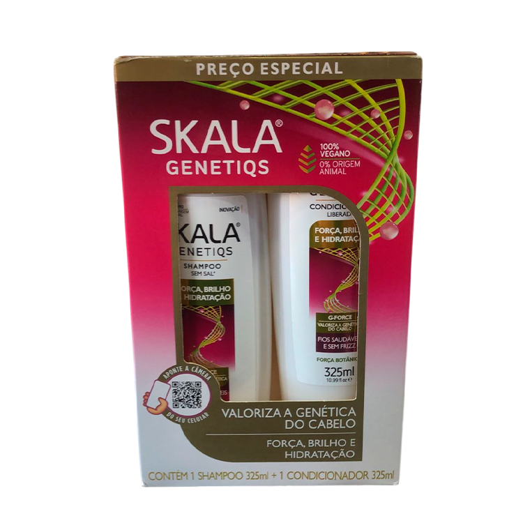 Shampoo + Acondicionador Skala Genétiqs - Fuerza y Brillo