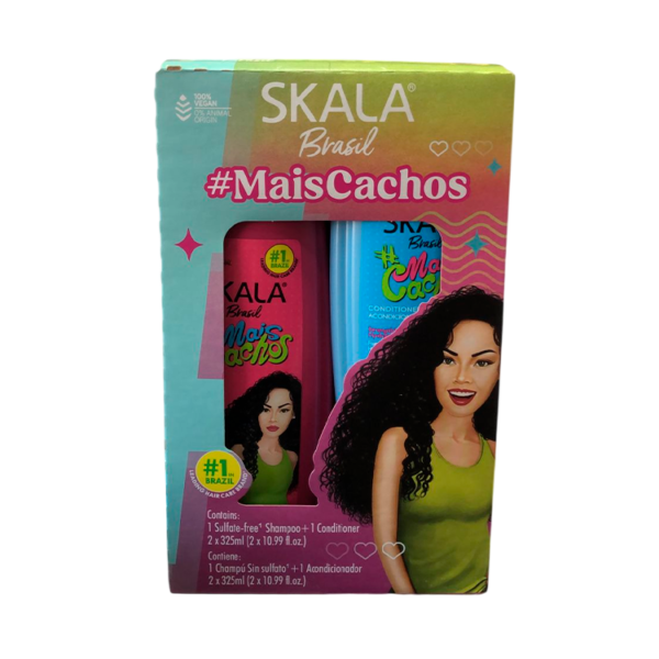 Kit Skala Mais Cachos - Shampoo y Acondicionador para Rizos
