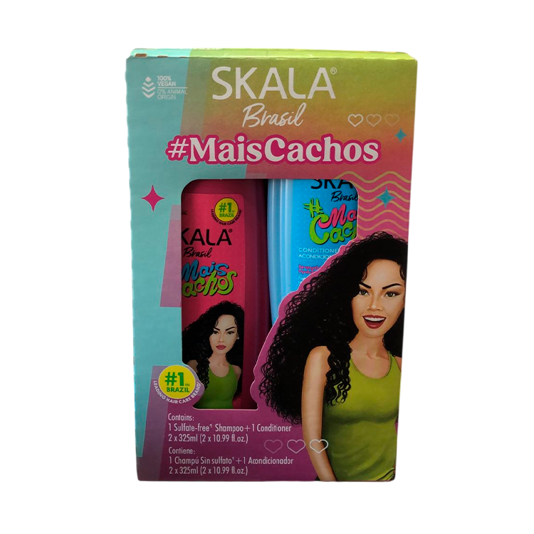 Kit Skala Mais Cachos - Shampoo y Acondicionador para Rizos