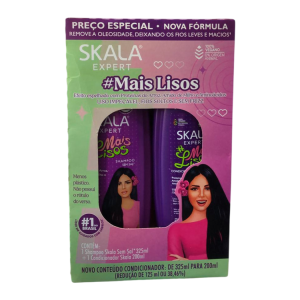 Shampoo + Acondicionador Skala Mais Lisos - Control del Frizz