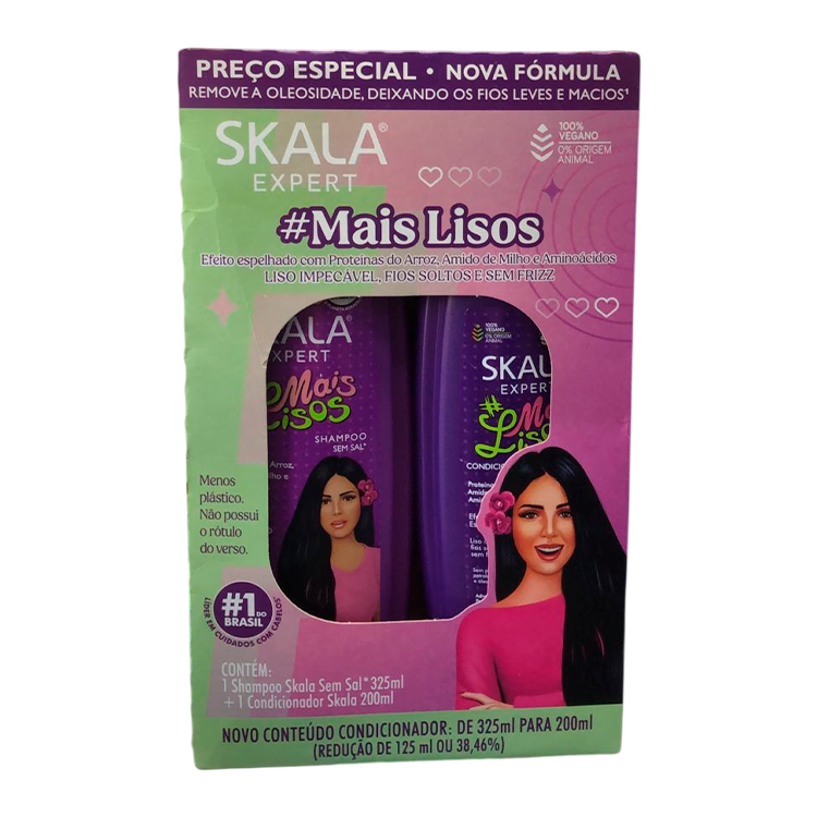 Shampoo + Acondicionador Skala Mais Lisos - Control del Frizz